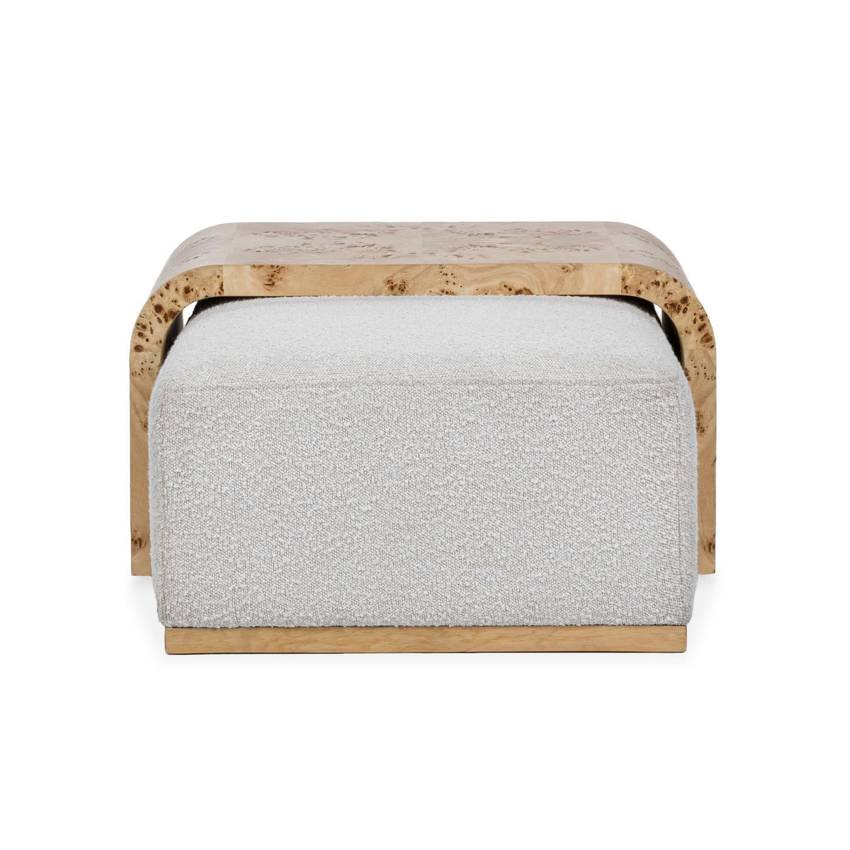 Kenan - Rectangle Ottoman Coffee Table - Creamy Ivory - Select Living Furniture - Coffee Table Ottomans - Classic Home - 51031778 - Kenan - Rectangle Ottoman Coffee Table - Creamy Ivory -