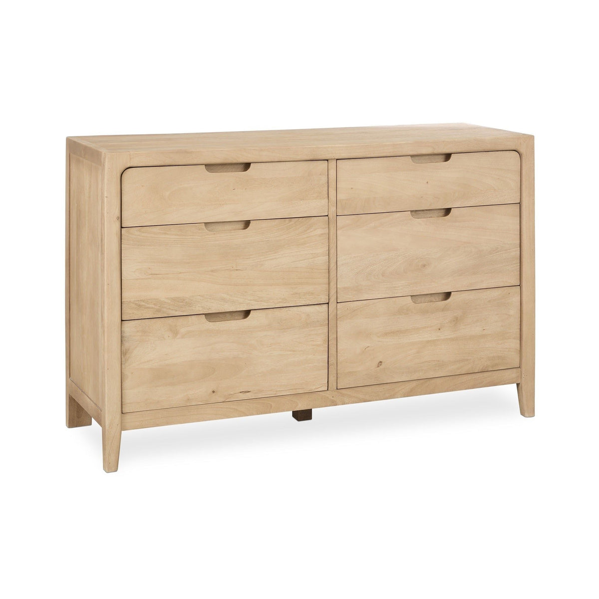 Laguna - 6 Drawer Dresser - Natural Maple - Select Living Furniture - Dressers - Classic Home - 54010258 - Laguna - 6 Drawer Dresser - Natural Maple -