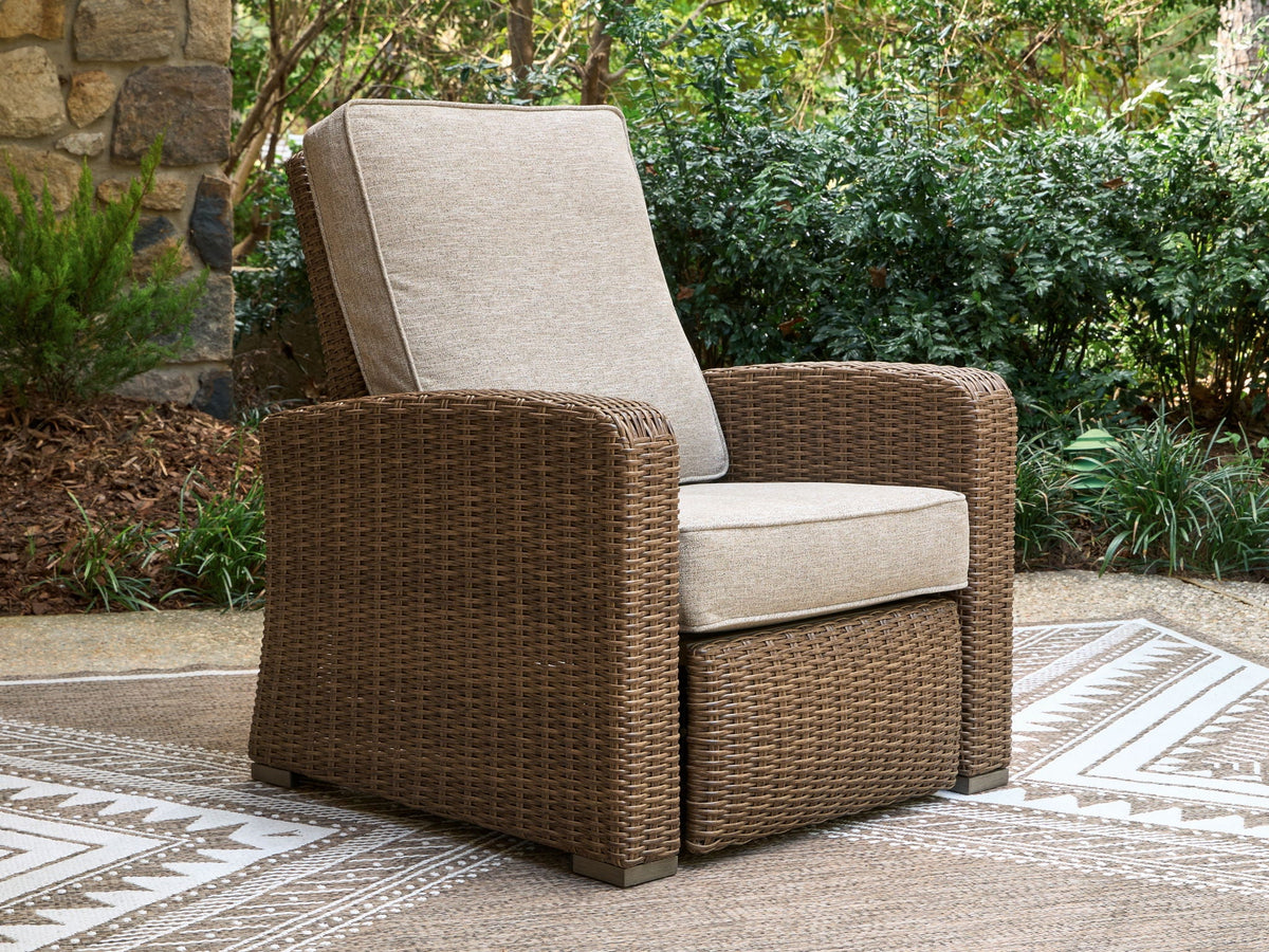 Laguna Heights - Recliner - Beige - Select Living Furniture - Arm Chairs - Signature Design by Ashley® - PCP790-825 - Laguna Heights - Recliner - Beige -
