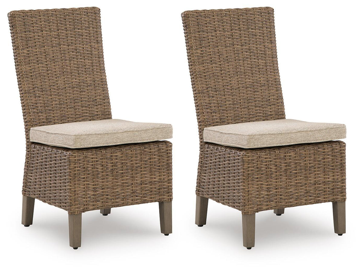 Laguna Heights - Side Chair With Cushion (Set of 2) - Beige - Select Living Furniture - Chair Sets - Signature Design by Ashley® - PCP790-601 - Laguna Heights - Side Chair With Cushion (Set of 2) - Beige -
