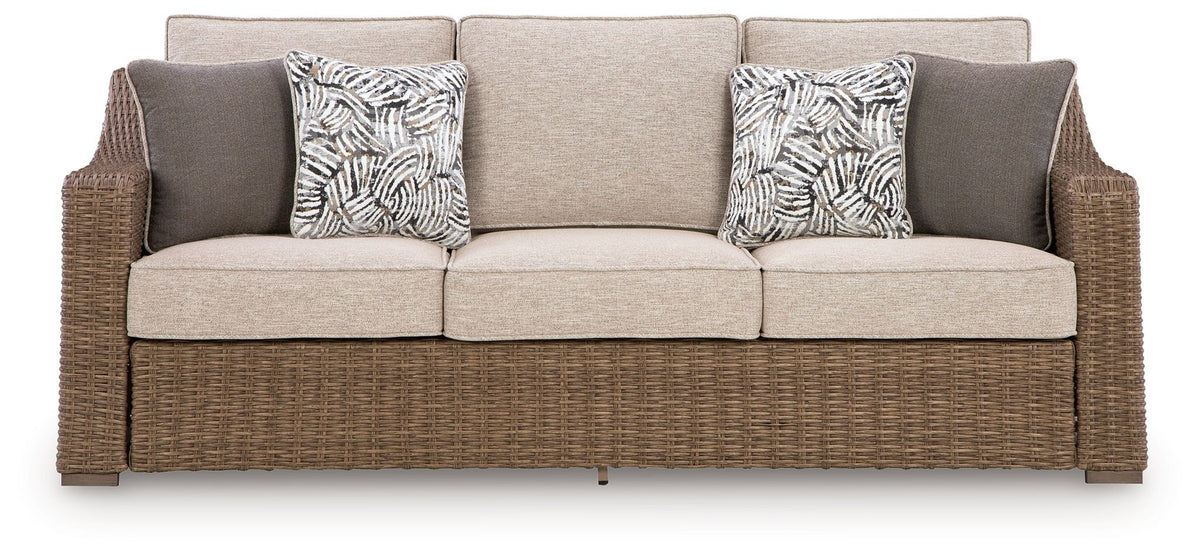 Laguna Heights - Sofa With Cushion - Beige - Select Living Furniture - Sofas - Signature Design by Ashley® - PCP790-838 - Laguna Heights - Sofa With Cushion - Beige -