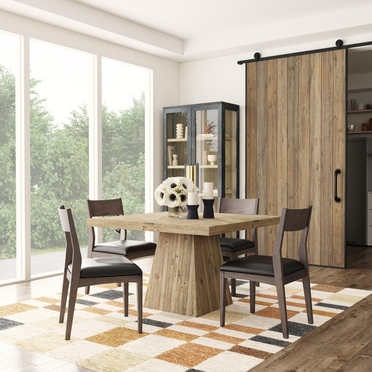Larson - Tall Cabinet - Select Living Furniture - Curio Cabinets - Classic Home - 52004079 - Black - Larson - Tall Cabinet -