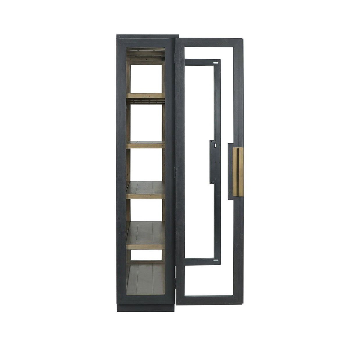 Larson - Tall Cabinet - Select Living Furniture - Curio Cabinets - Classic Home - 52004079 - Black - Larson - Tall Cabinet -