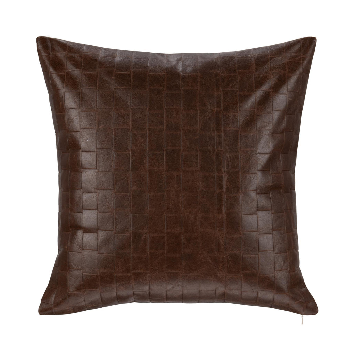 Leather Seston - 20" x 20" Pillow - Brown - Select Living Furniture - Accent Pillows - Villa - V320035 - Leather Seston - 20" x 20" Pillow - Brown -