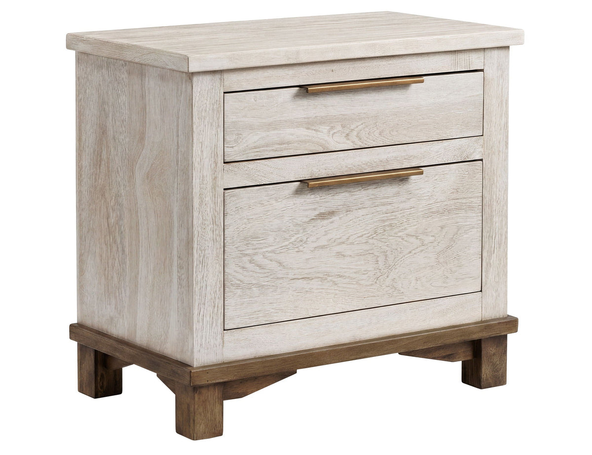 Loft - 2 Drawer Nightstand - Select Living Furniture - Accent Nightstands - IFD Group - IFD6333NTS - Gray - Loft - 2 Drawer Nightstand -