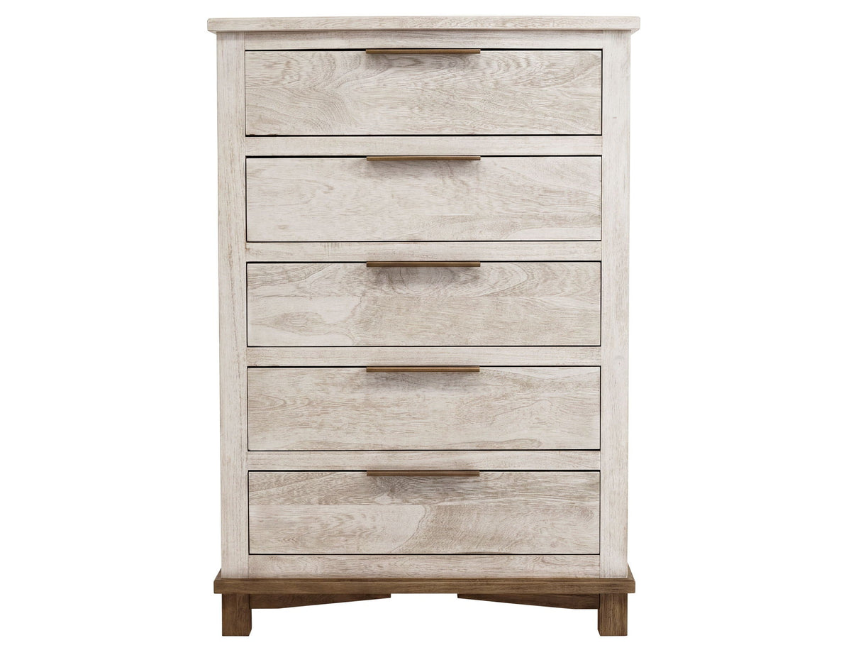 Loft - 5 Drawer Chest - Select Living Furniture - Accent Chests - IFD Group - IFD6441CHT - Light Brown - Loft - 5 Drawer Chest -