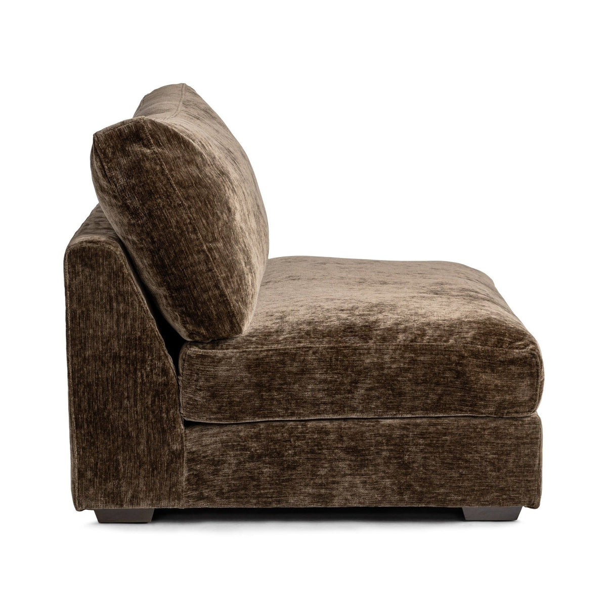 Ludwig - Armless Chair - Mossed Brown - Select Living Furniture - Armless Chairs - Classic Home - 41105322301 - Ludwig - Armless Chair - Mossed Brown -