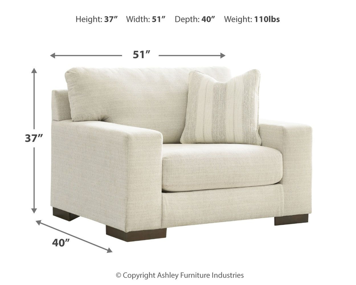 Maggie - Chair and a Half - Birch - Select Living Furniture - Arm Chairs - Signature Design by Ashley® - 5200323 - Maggie - Chair and a Half - Birch -