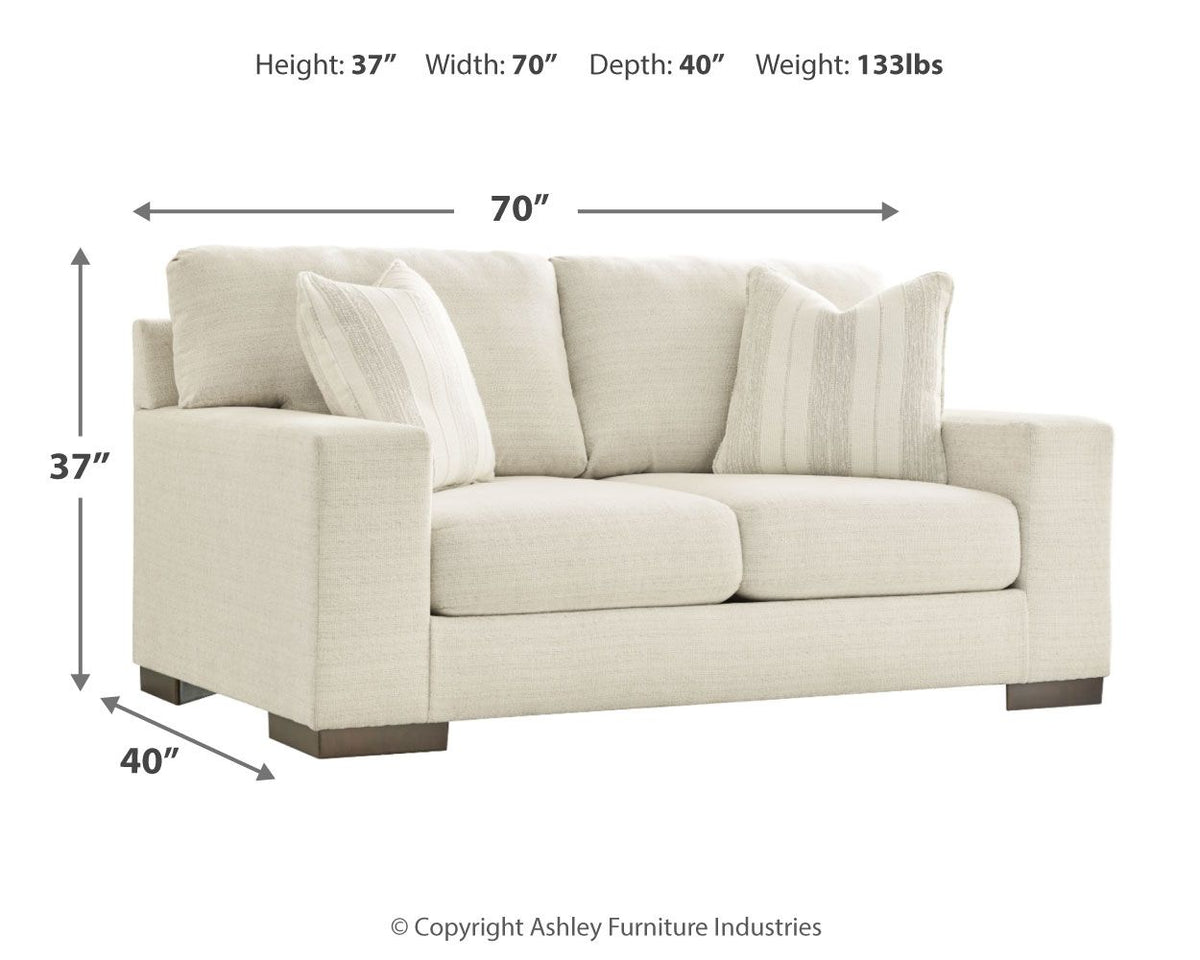 Maggie - Loveseat - Birch - Select Living Furniture - Stationary Loveseats - Signature Design by Ashley® - 5200335 - Maggie - Loveseat - Birch -