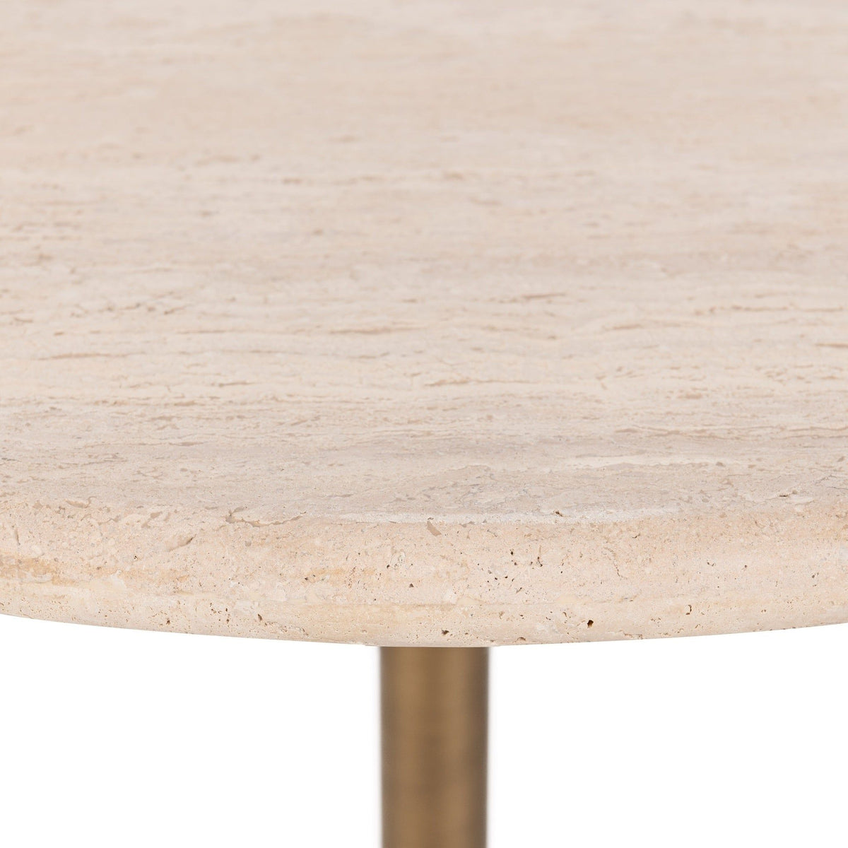 Malani - Travertine Gathering Table - Select Living Furniture - Dining Tables - Classic Home - 51012050 - Natural - Malani - Travertine Gathering Table -