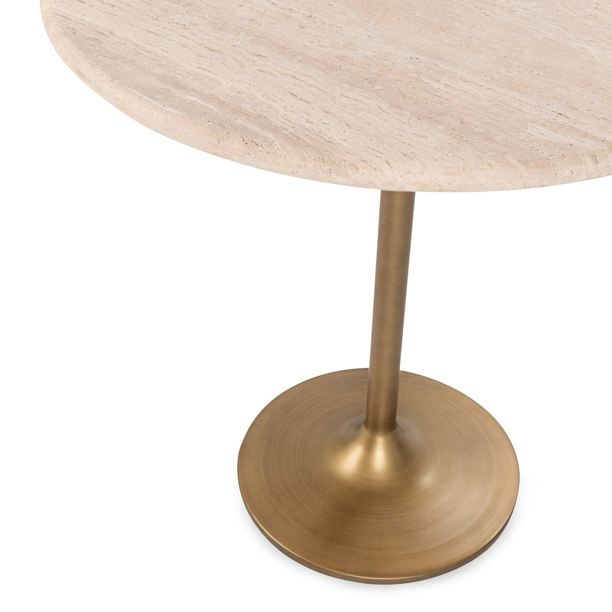 Malani - Travertine Gathering Table - Select Living Furniture - Dining Tables - Classic Home - 51012050 - Natural - Malani - Travertine Gathering Table -