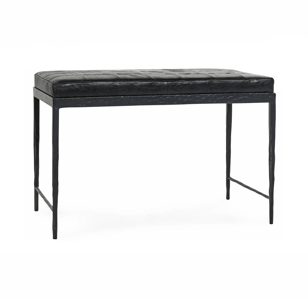 Malo - 28" Leather Bench - Select Living Furniture - Upholstered Benches - Classic Home - 53002014 - Cocoa Brown - Malo - 28" Leather Bench -