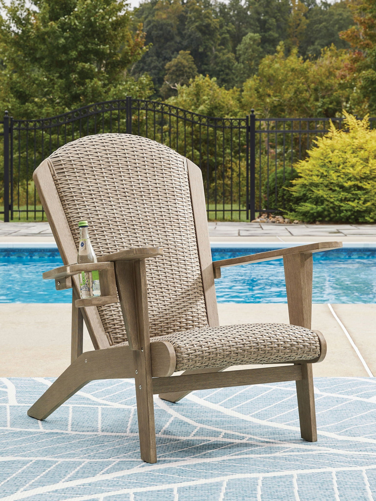 Marina Sun - Adirondack Chair - Beige - Select Living Furniture - Arm Chairs - Signature Design by Ashley® - PCP204-898 - Marina Sun - Adirondack Chair - Beige -