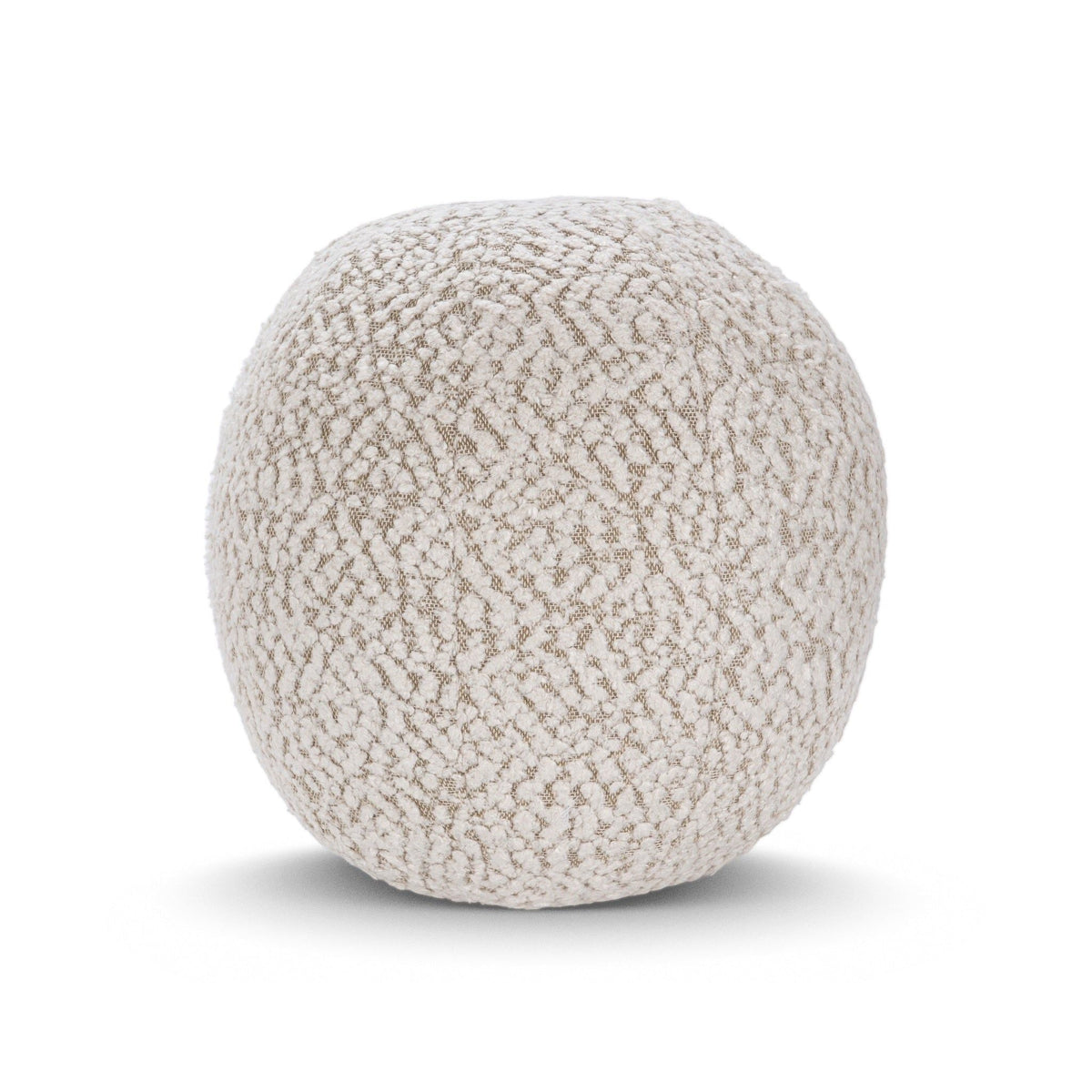 Maris - Round Pillow - Ivory / Natural - Select Living Furniture - Accent Pillows - Villa - V270033 - Maris - Round Pillow - Ivory / Natural -