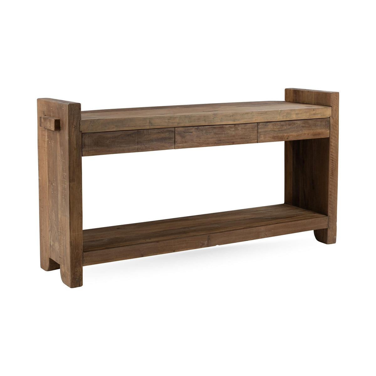Marsa - 3 Drawer Console Table - Natural - Select Living Furniture - Console Tables - Classic Home - 59971081 - Marsa - 3 Drawer Console Table - Natural -