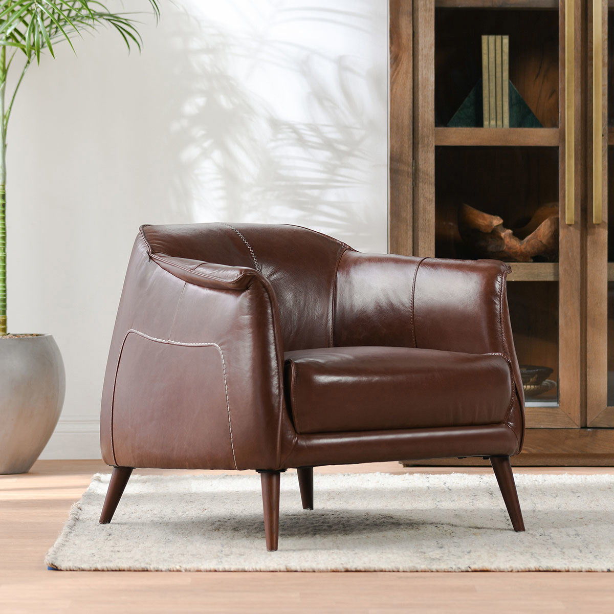 Martel - Club Chair - Select Living Furniture - Club Chairs - Classic Home - 2101CH11 - Tan - Martel - Club Chair -