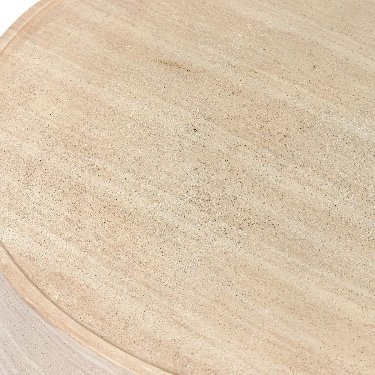 Mckenna - Outdoor Concrete Round Table - Select Living Furniture - Coffee Tables - Classic Home - 51031625 - Travertine -End Tables - Mckenna - Outdoor Concrete Round Table -