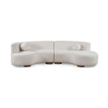 Monaco Upholstered Sectional - Select Living Furniture - Stationary Sectionals - Classic Home - - Ivory - Monaco Upholstered Sectional -