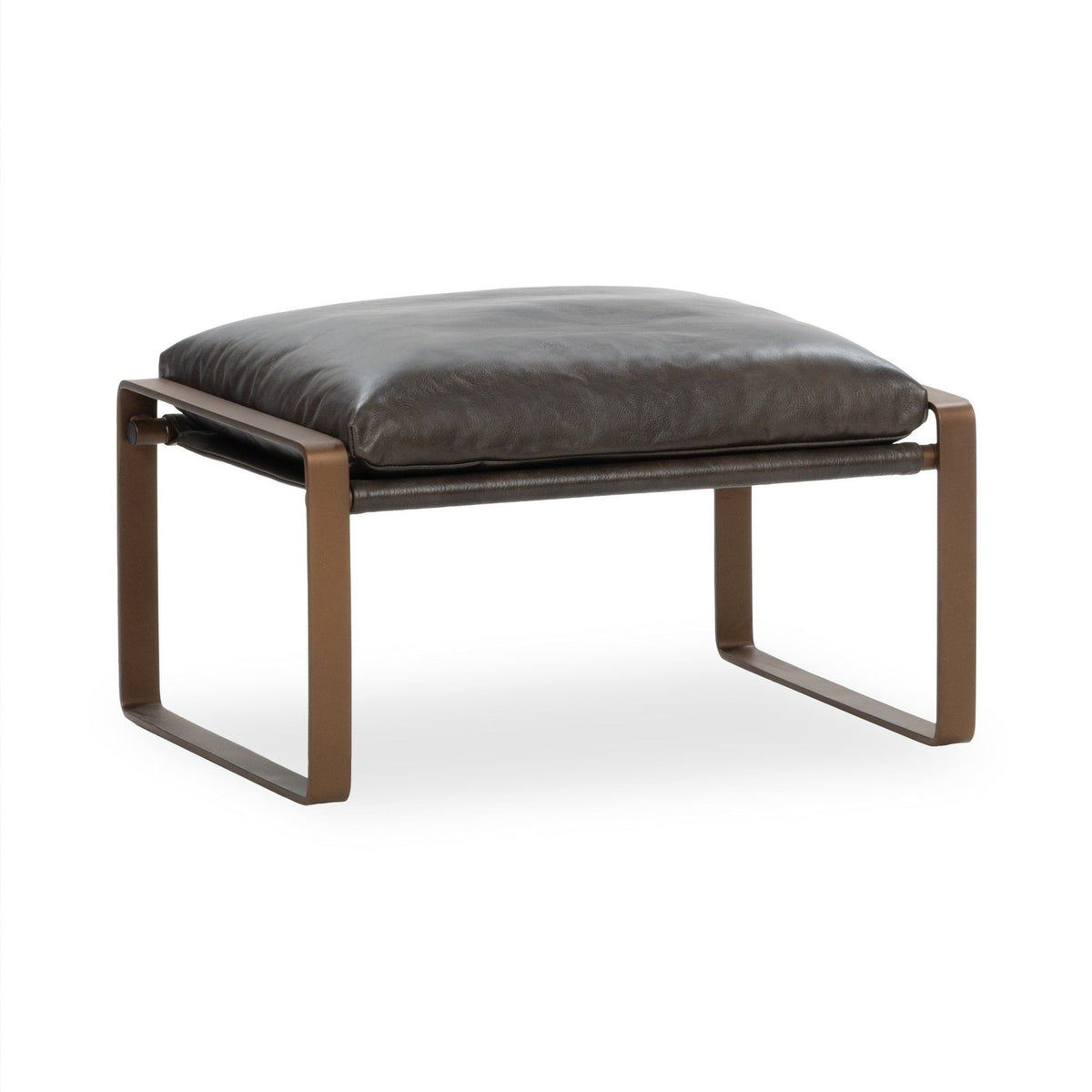 Morgan - Ottoman - Select Living Furniture - Upholstered Ottomans - Classic Home - 53006521 - Dark Gray - Morgan - Ottoman -