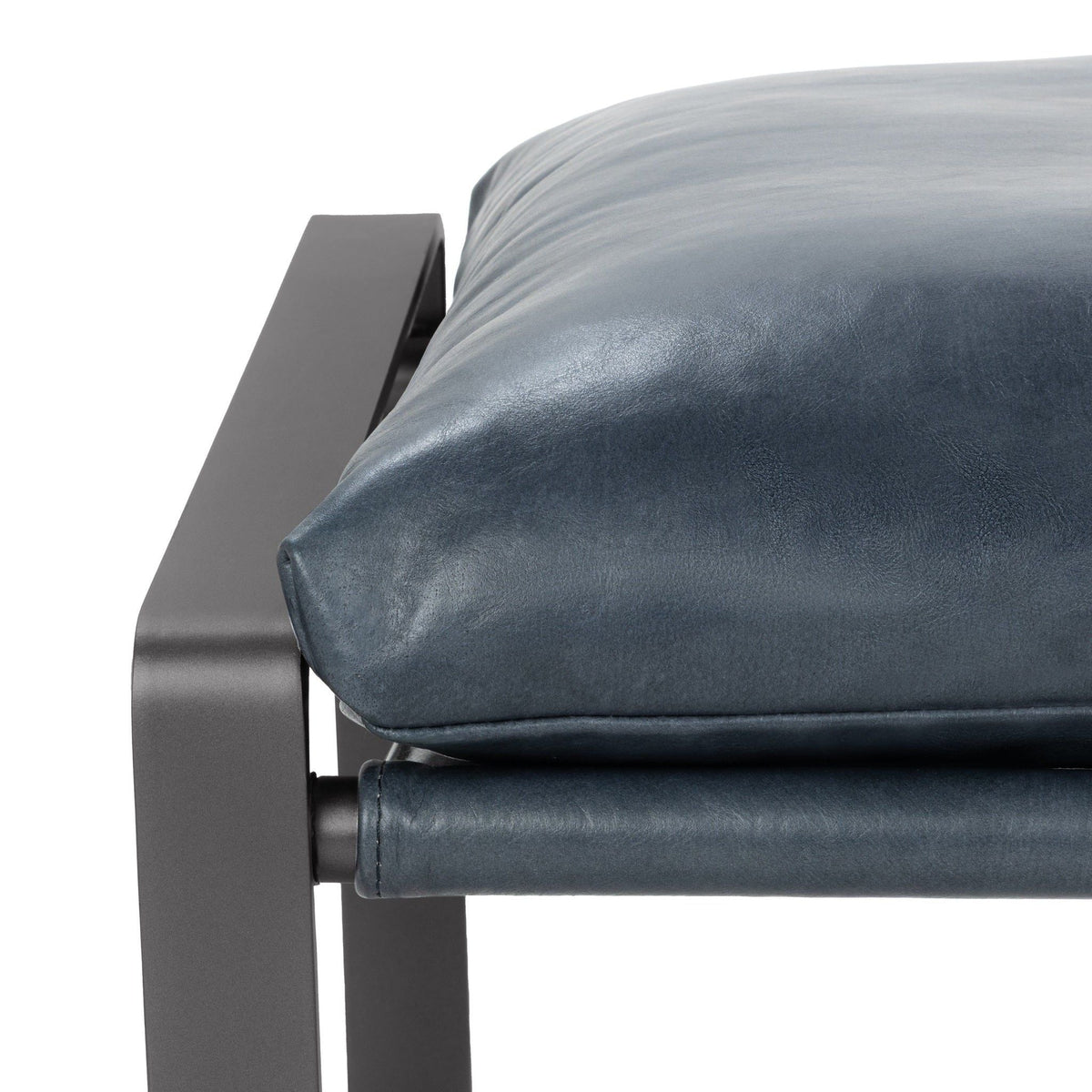 Morgan - Ottoman - Select Living Furniture - Upholstered Ottomans - Classic Home - 53006521 - Dark Gray - Morgan - Ottoman -