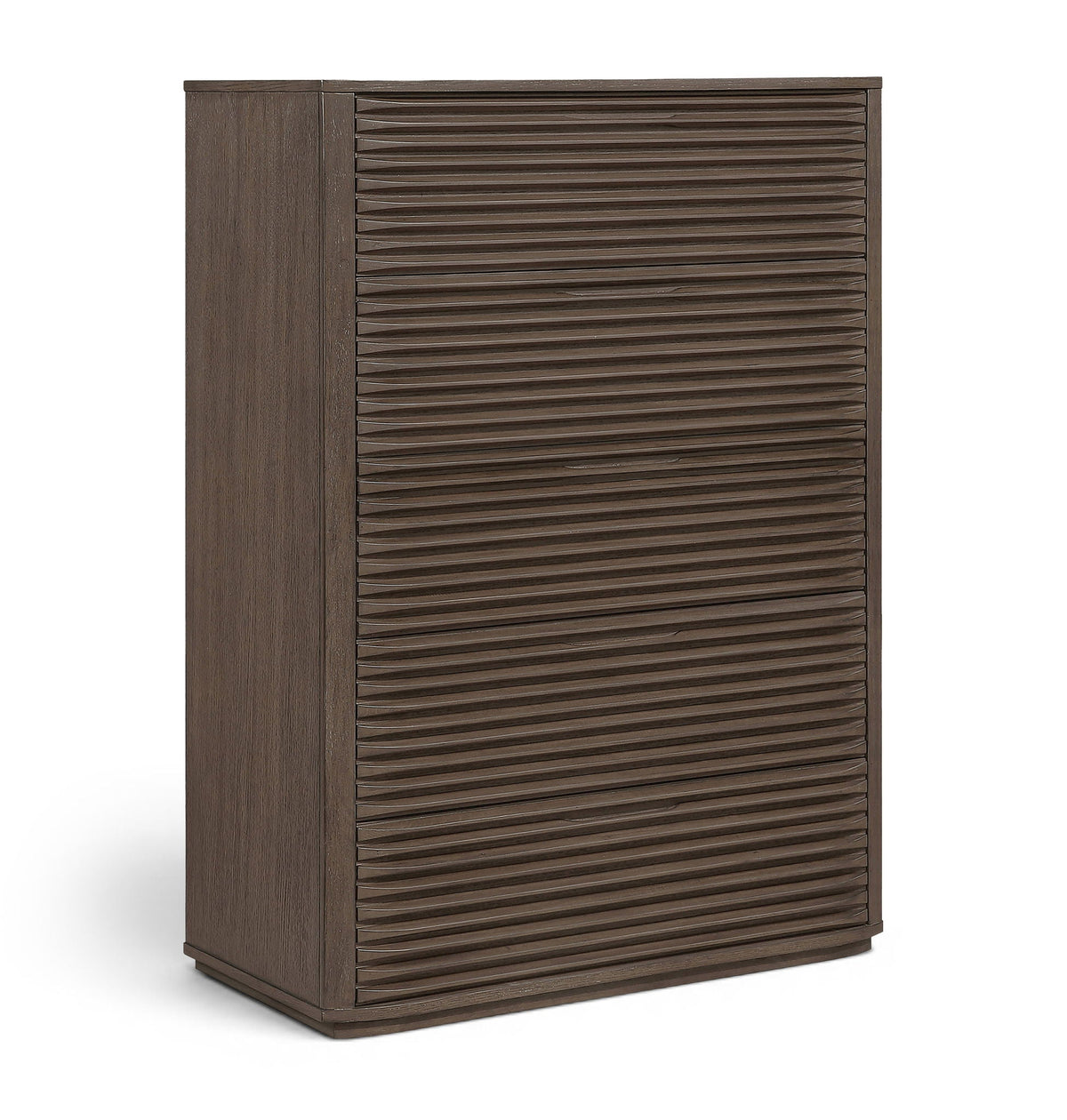 Morino - Oak Veneer And Solid Wood Chest - Brown - Select Living Furniture - Accent Chests - Meridian Furniture - MorinoBrown-CH - Morino - Oak Veneer And Solid Wood Chest - Brown -