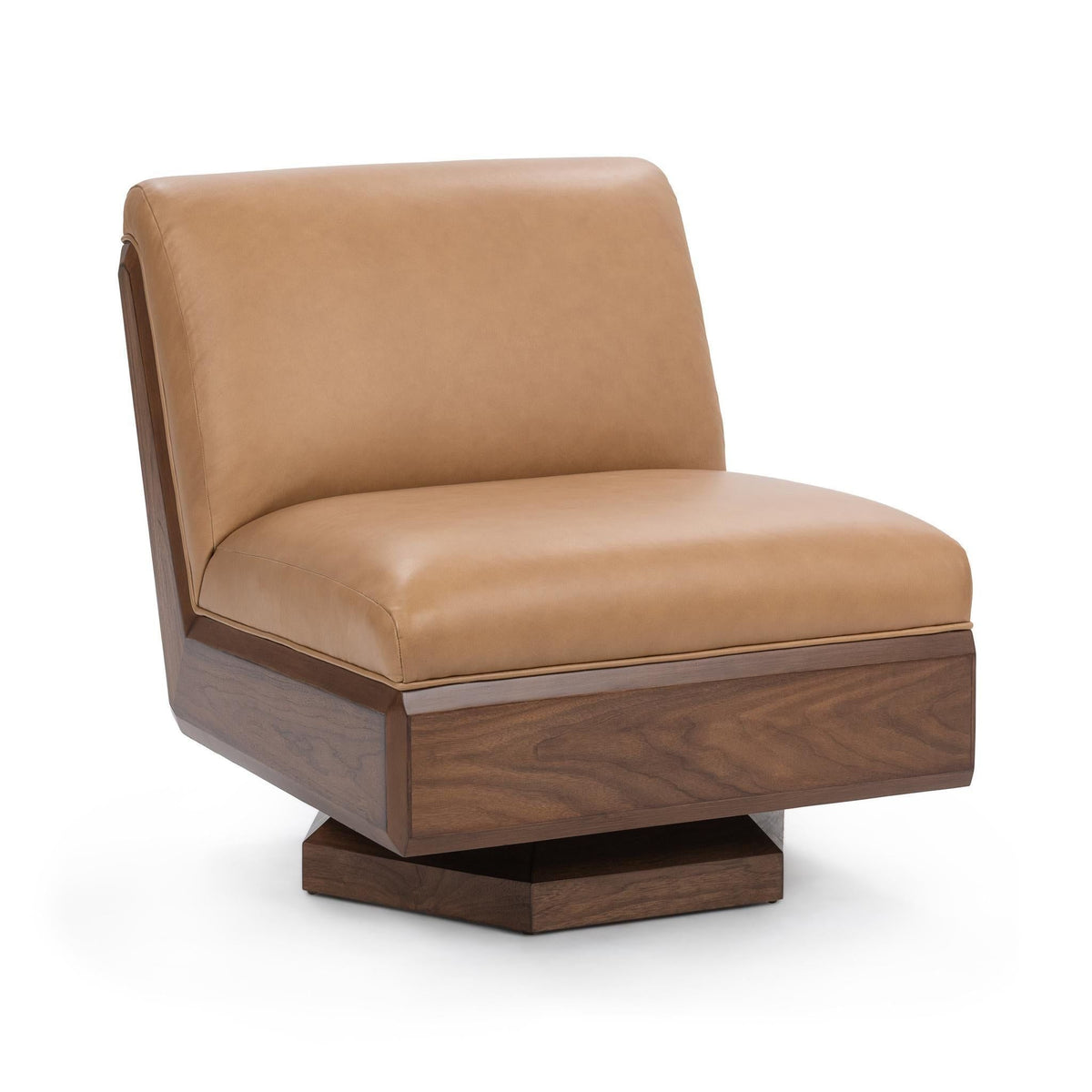 Myla - Swivel Accent Chair - Tan - Select Living Furniture - Swivel Chairs - Classic Home - 53006562 - Myla - Swivel Accent Chair - Tan -