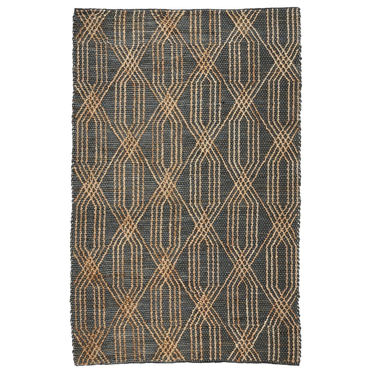 Natural Fiber - Tustin Rug - Select Living Furniture - Area Rugs - Classic Home - 30090704 - Blue Charcoal -5' x 8' - Natural Fiber - Tustin Rug -