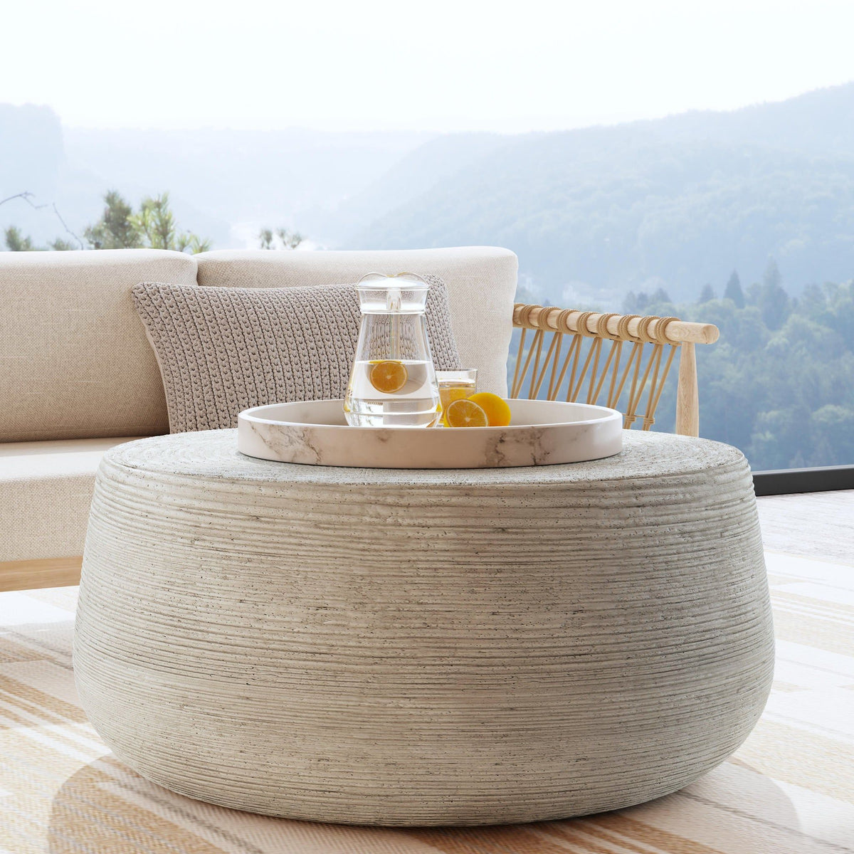 Nellie - Outdoor Table - Select Living Furniture - Coffee Tables - Classic Home - 51031461 - Gray -End Tables - Nellie - Outdoor Table -