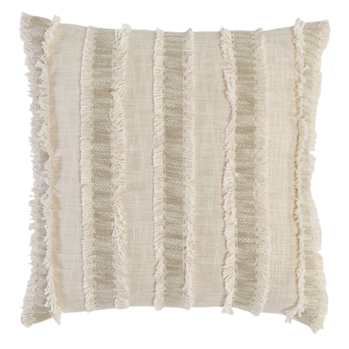 Nenna - 22" x 22" AF Pillow - Natural / Ivory - Select Living Furniture - Accent Pillows - Villa - V220054 - Nenna - 22" x 22" AF Pillow - Natural / Ivory -