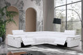 New York Top Grain Leather Power Reclining Sectional - Select Living Furniture