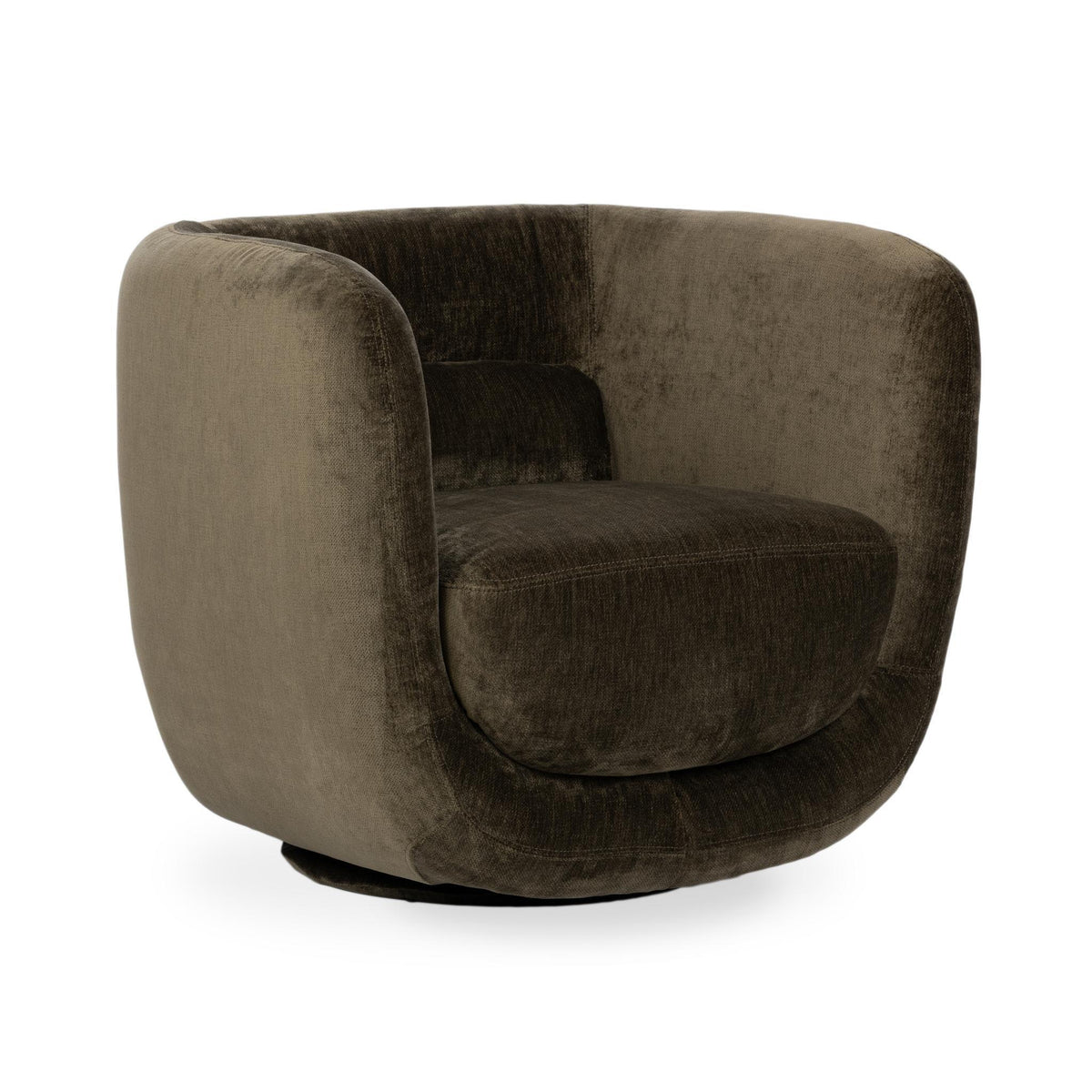 Nico - Upholstered Swivel Chair - Olive Green - Select Living Furniture - Swivel Chairs - Classic Home - 53051820 - Nico - Upholstered Swivel Chair - Olive Green -