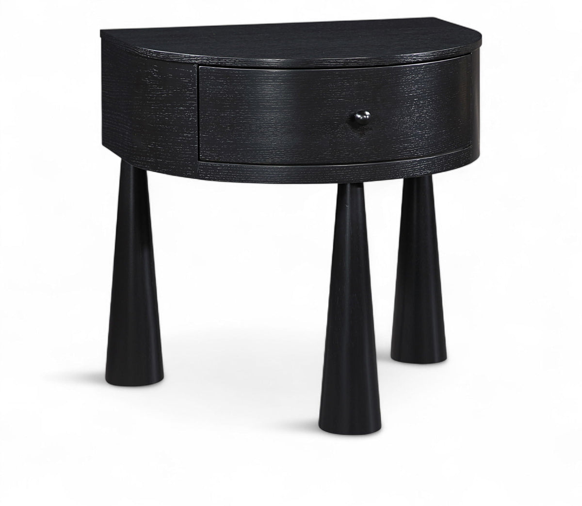 Oasis - Acacia Veneer And Solid Wood Night Stand - Select Living Furniture - Accent Nightstands - Meridian Furniture - 809Black-NS - Black - Oasis - Acacia Veneer And Solid Wood Night Stand -