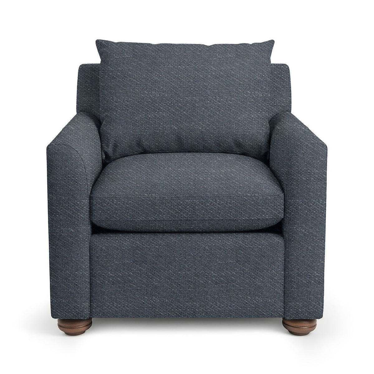 Olivia - Accent Chair - Select Living Furniture - Accent Chairs - Classic Home - 5320AC2102 - Midnight Denim - Olivia - Accent Chair -