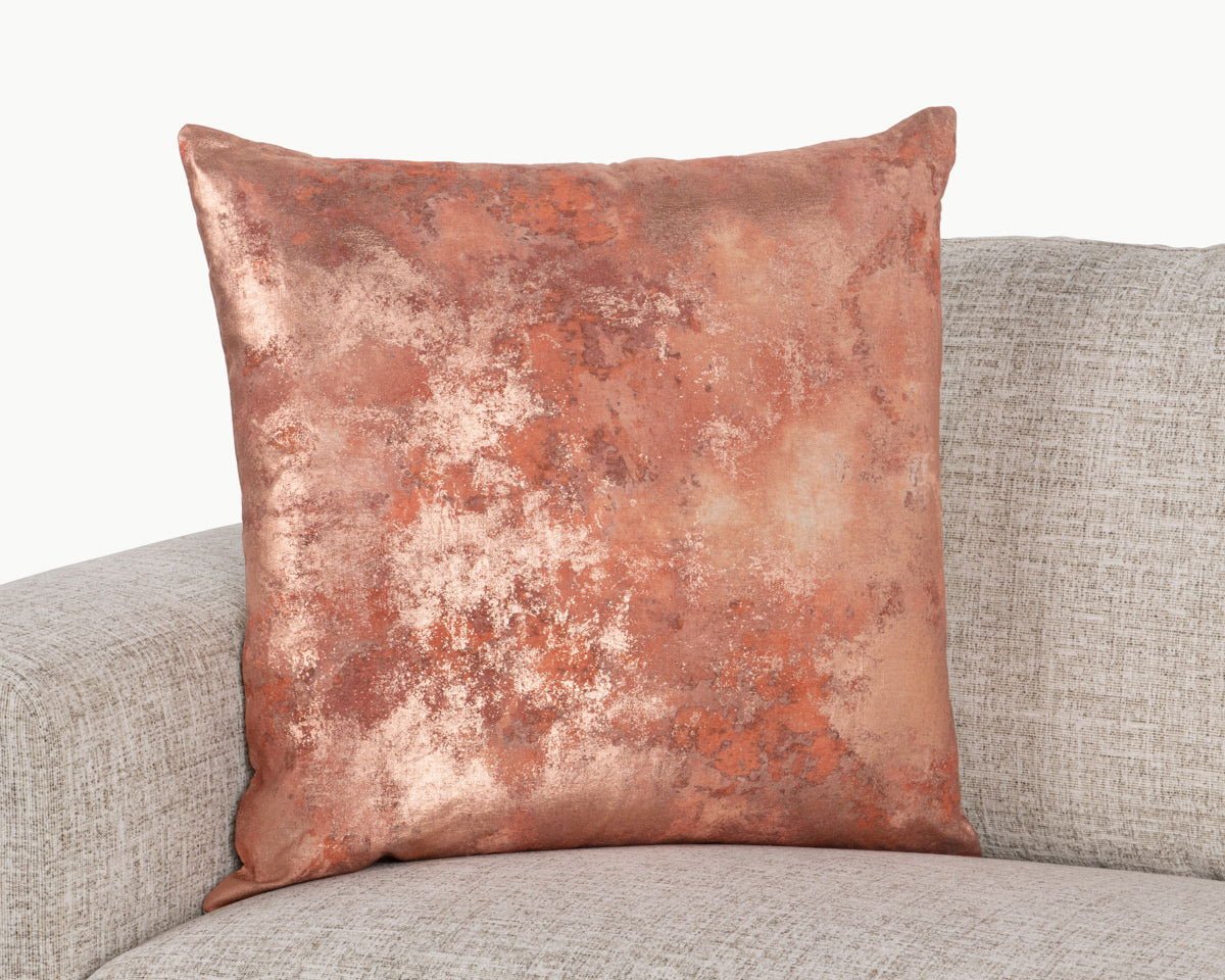 Onara - Pillow 22' x 22' - Select Living Furniture - Accent Pillows - Villa - V310034 - Rose Gold - Onara - Pillow 22' x 22' -