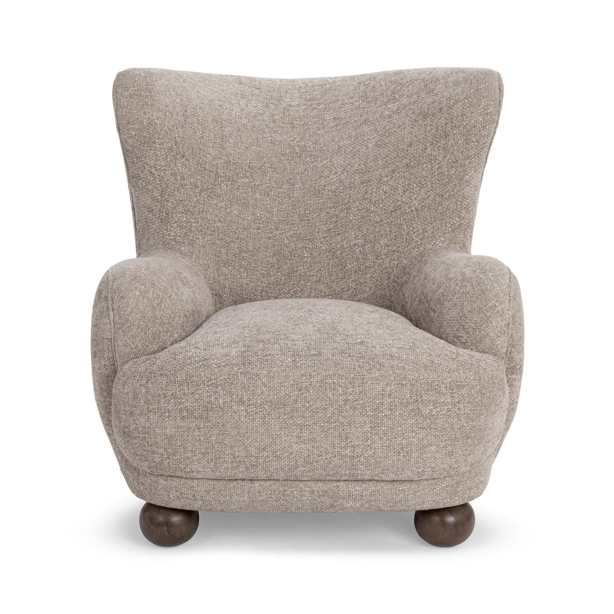 Penelope - Accent Chair - Select Living Furniture - Wingback Chairs - Classic Home - 53006659 - Mushroom Taupe - Penelope - Accent Chair -