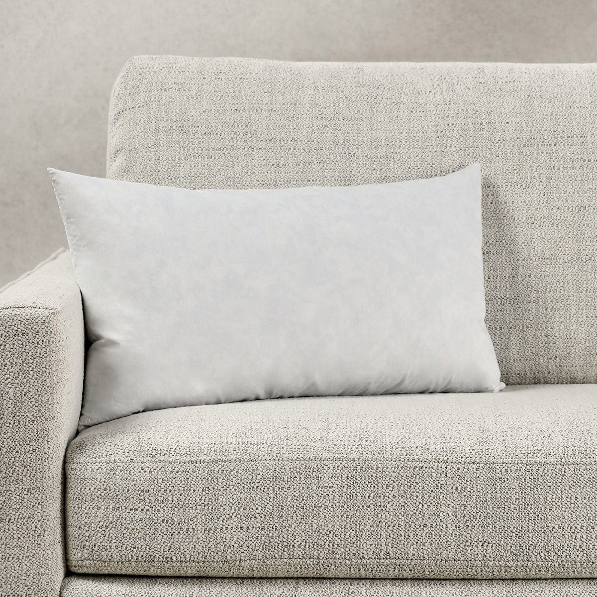 Pillow Inserts - Feather Down Insert For Pillow - Select Living Furniture - Accent Pillows - Villa - VI15X27 - White -27" x 15" - Pillow Inserts - Feather Down Insert For Pillow -