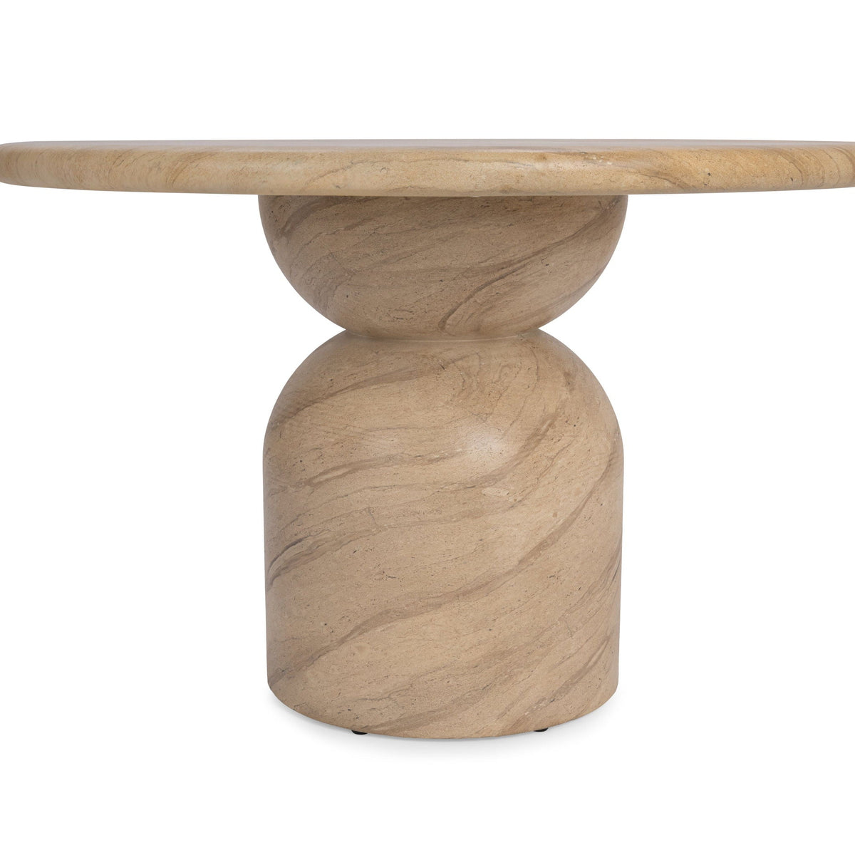 Portola - 47" Outdoor Round Dining Table - Beige - Select Living Furniture - Dining Tables - Classic Home - 51031825 - Portola - 47" Outdoor Round Dining Table - Beige -