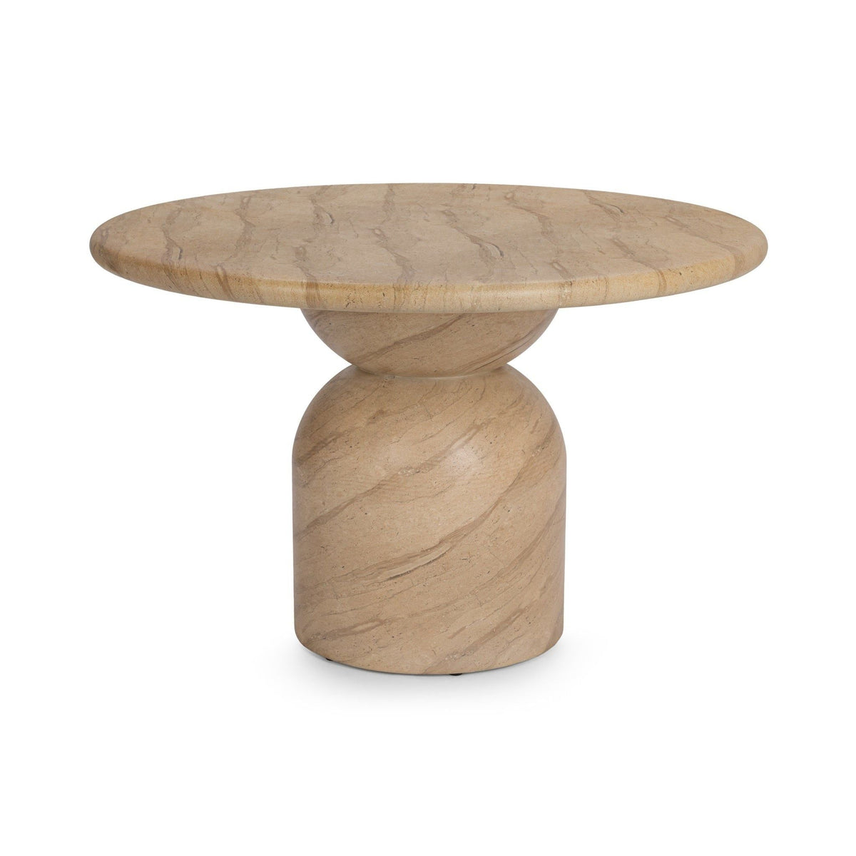 Portola - 47" Outdoor Round Dining Table - Beige - Select Living Furniture - Dining Tables - Classic Home - 51031825 - Portola - 47" Outdoor Round Dining Table - Beige -