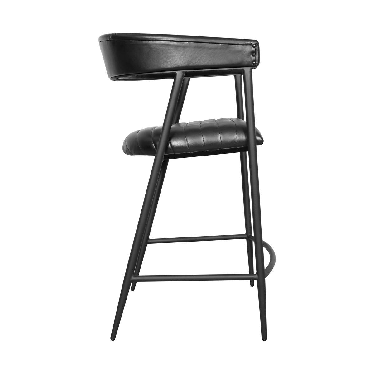 Preston - Counter Stool - Midnight Raven - Select Living Furniture - Counter Height (24"-27") - Classic Home - 53001986 - Preston - Counter Stool - Midnight Raven -