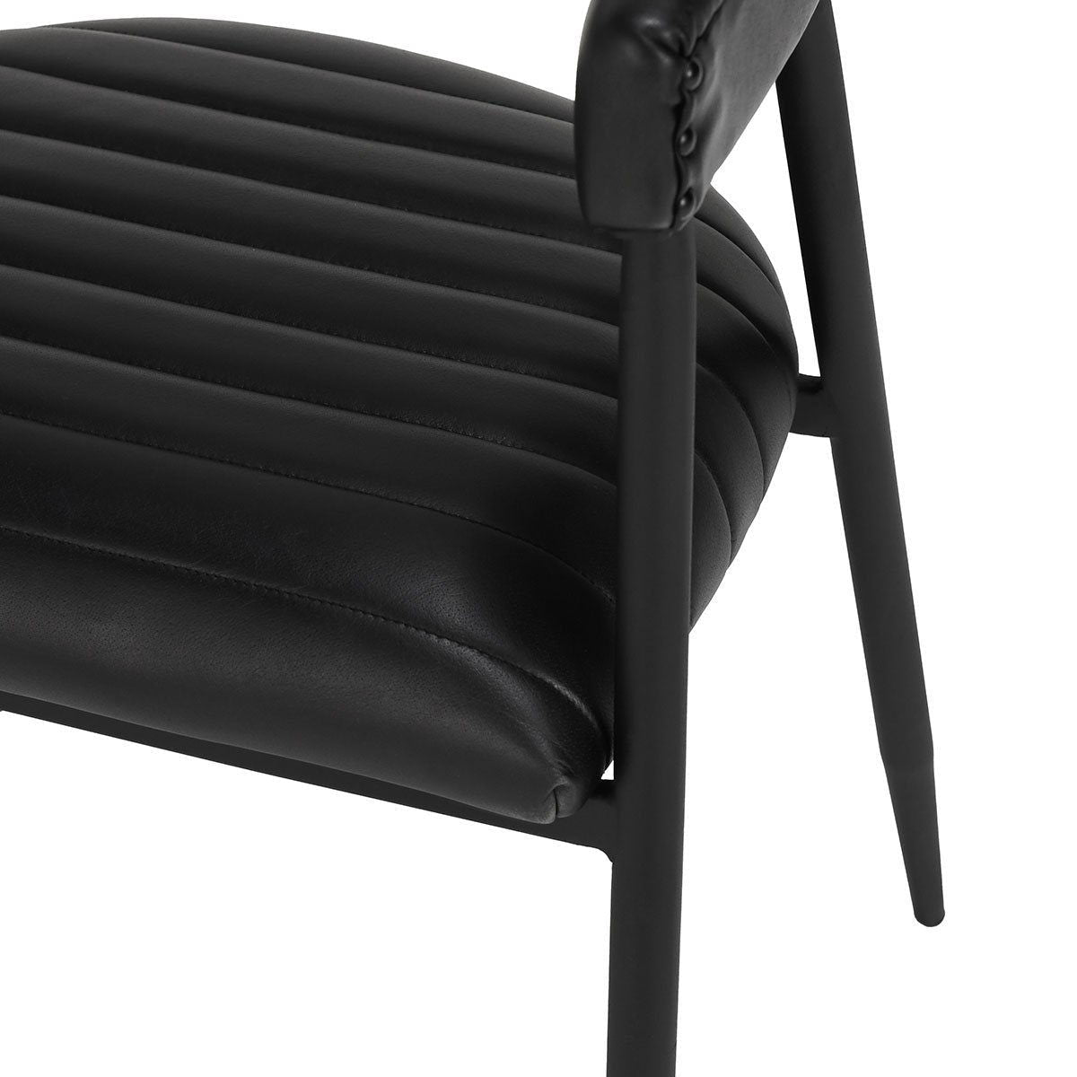 Preston - Dining Chair - Select Living Furniture - Arm Chairs - Classic Home - 53001985 - Black - Preston - Dining Chair -