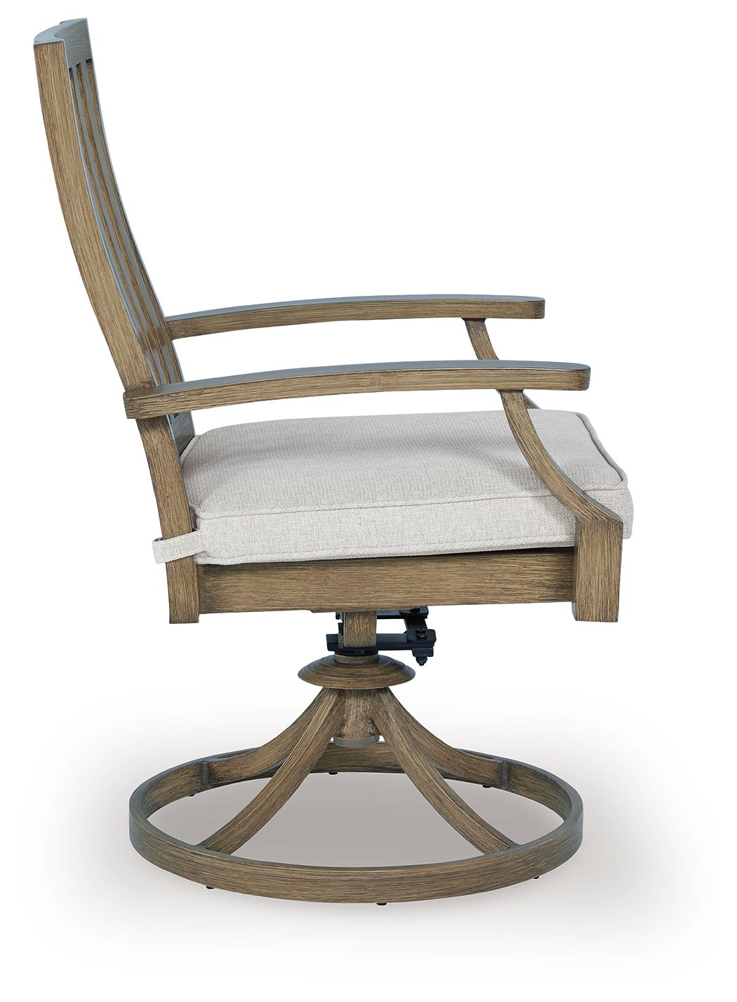 Rainier Ranch - Swivel Chair With Cushion (Set of 2) - Brown / Beige - Select Living Furniture - Chair Sets - Signature Design by Ashley® - P701-602A - Rainier Ranch - Swivel Chair With Cushion (Set of 2) - Brown / Beige -