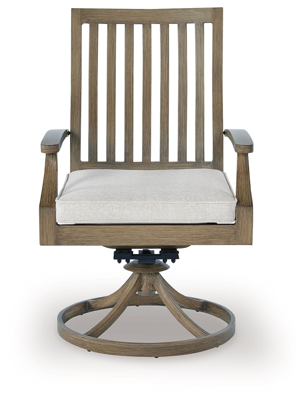 Rainier Ranch - Swivel Chair With Cushion (Set of 2) - Brown / Beige - Select Living Furniture - Chair Sets - Signature Design by Ashley® - P701-602A - Rainier Ranch - Swivel Chair With Cushion (Set of 2) - Brown / Beige -