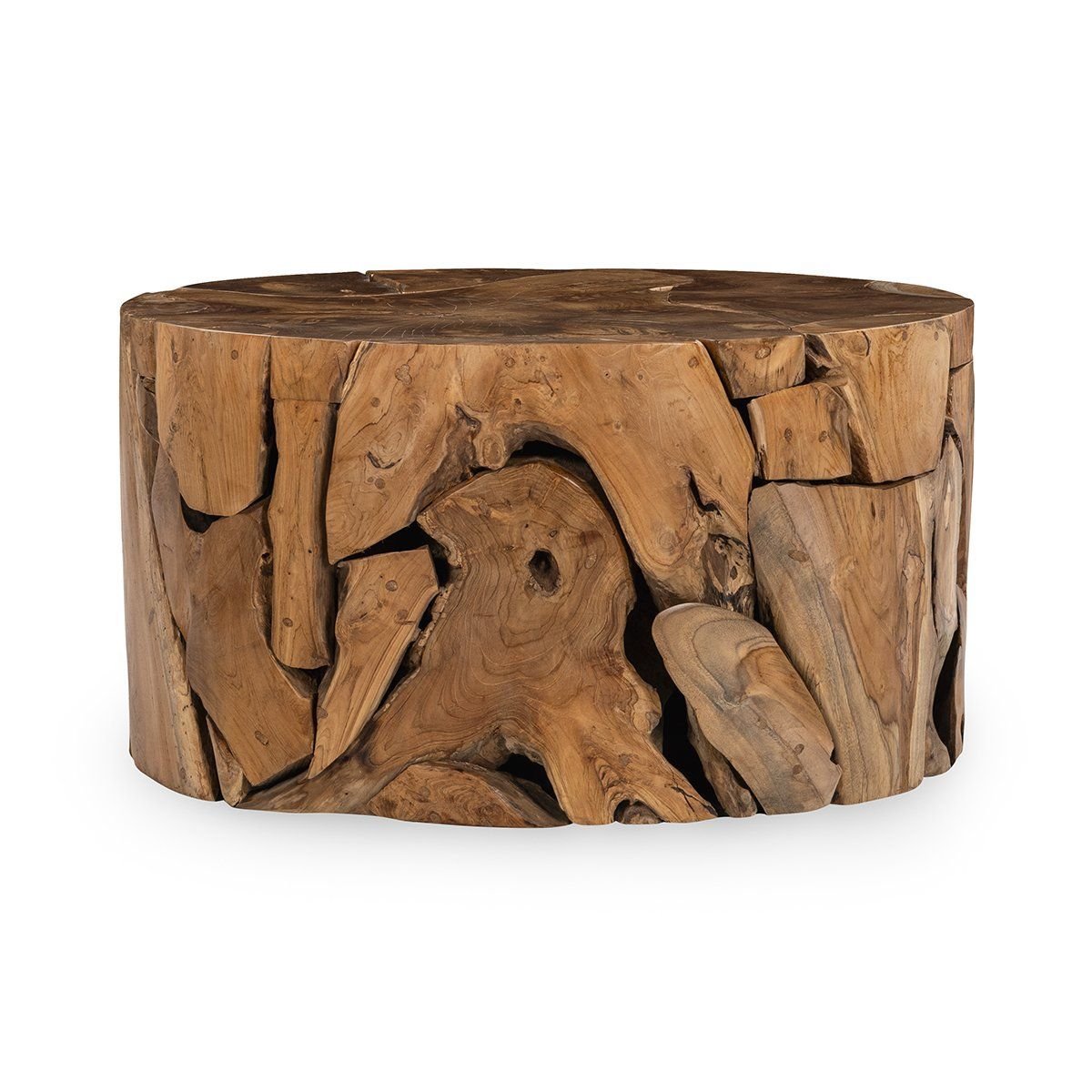 Rhea - Round Table - Select Living Furniture - Coffee Tables - Classic Home - 51005403 - Natural -Coffee Tables - Rhea - Round Table -