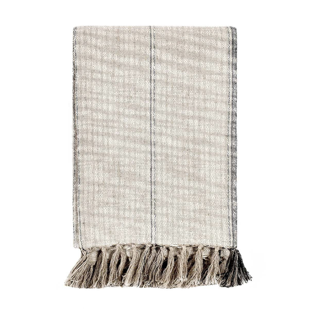 Ria - Throw - Select Living Furniture - Throws - Villa - V230067 - Natural / Ivory - Ria - Throw -