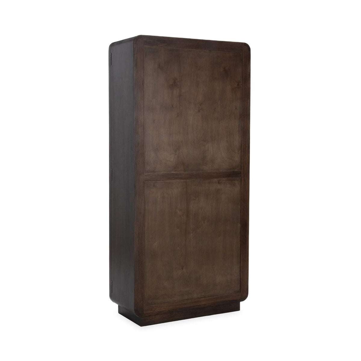 Rogers - Solid Wood Tall Cabinet - Dark Brown - Select Living Furniture - Display Cabinets - Classic Home - 52010928 - Rogers - Solid Wood Tall Cabinet - Dark Brown -