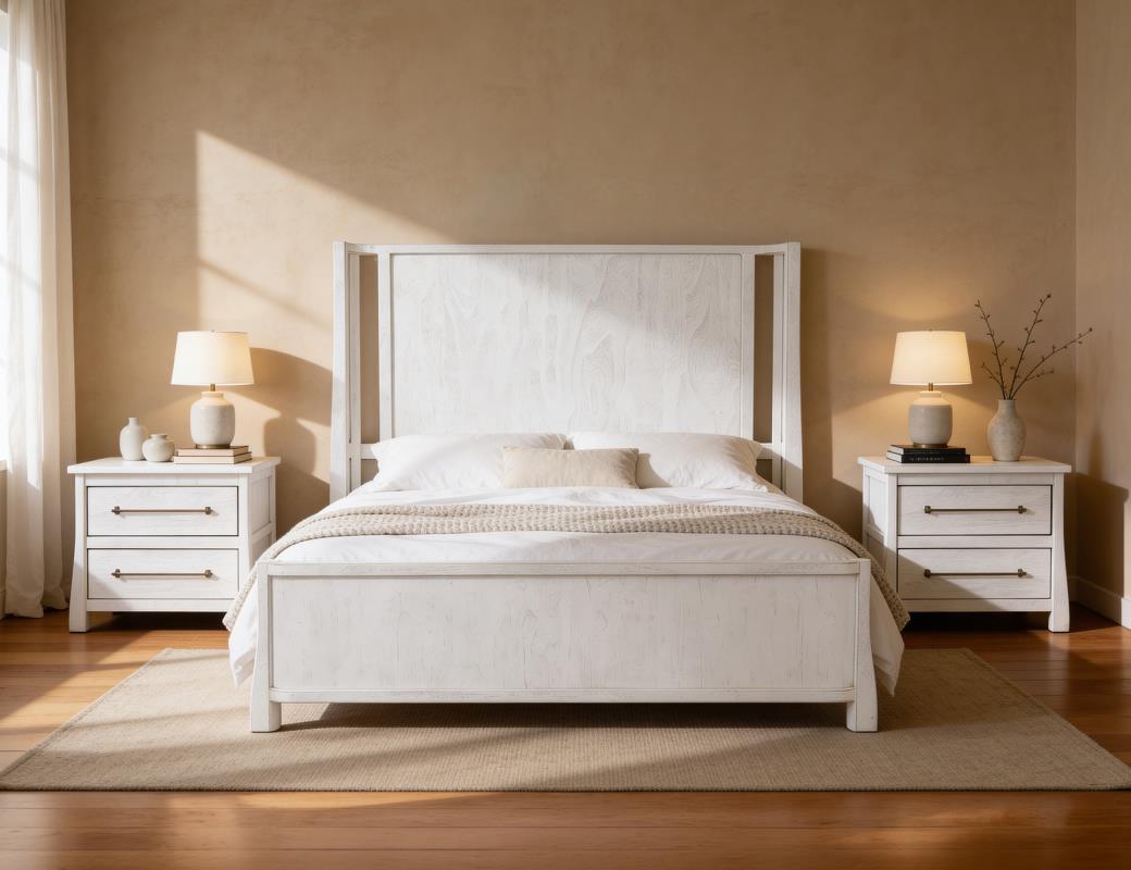 Roots - Bed - Select Living Furniture - Platform Beds - IFD Group - IFD6731BEDEK - Dark Brown -King - Roots - Bed -
