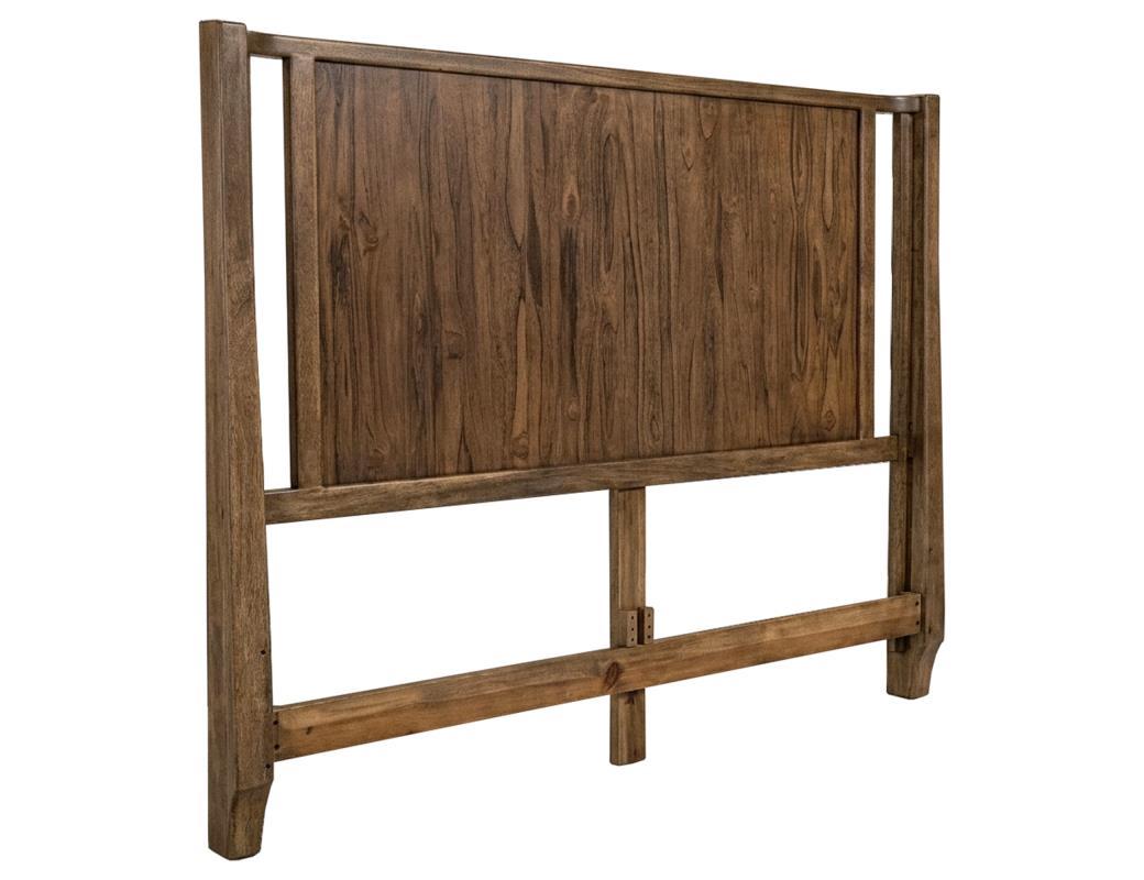 Roots - Bed - Select Living Furniture - Platform Beds - IFD Group - IFD6731BEDEK - Dark Brown -King - Roots - Bed -