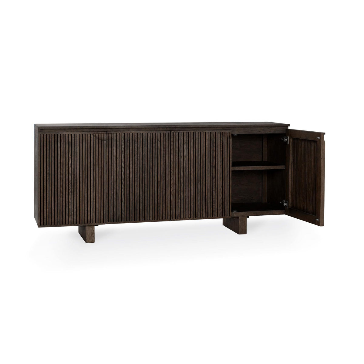 Roya - Cabinet - Select Living Furniture - Accent Cabinets - Classic Home - 52004195 - Toasted Brown -2 Doors - Roya - Cabinet -