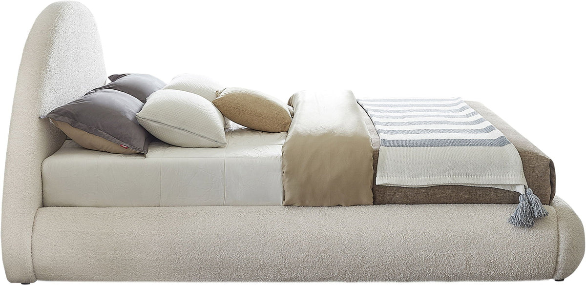 Rudy - Bed - Select Living Furniture - Upholstered Beds - Meridian Furniture - RudyBlack-K - Black -King - Rudy - Bed -