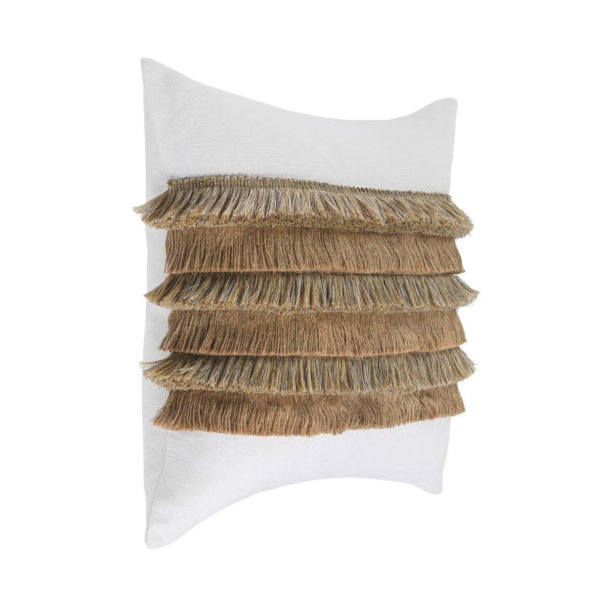 Safi - 22" x 22" Pillow - Ivory / Natural - Select Living Furniture - Accent Pillows - Villa - V300055 - Safi - 22" x 22" Pillow - Ivory / Natural -